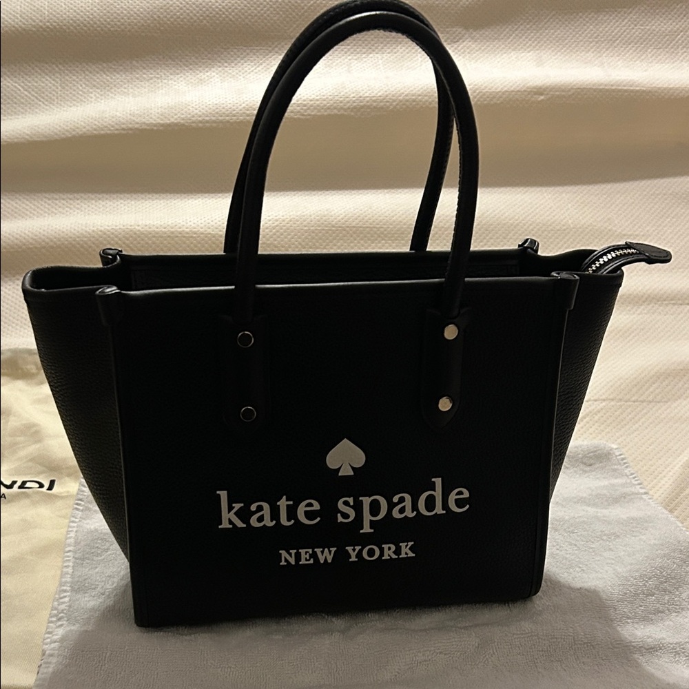 kate spade Black Logo Tote